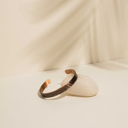 Antique Hammered Copper Bracelet