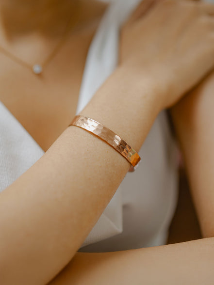 Hammered Copper Bracelet
