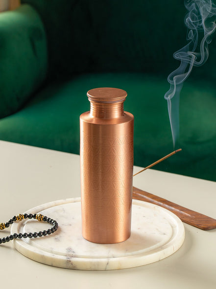 Flower of Life Copper Bottle 700 ml