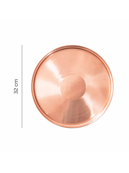 Copper Décor Plate Matt