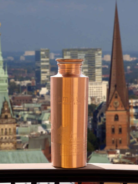 Hamburg Skyline Copper Bottle 700 ml