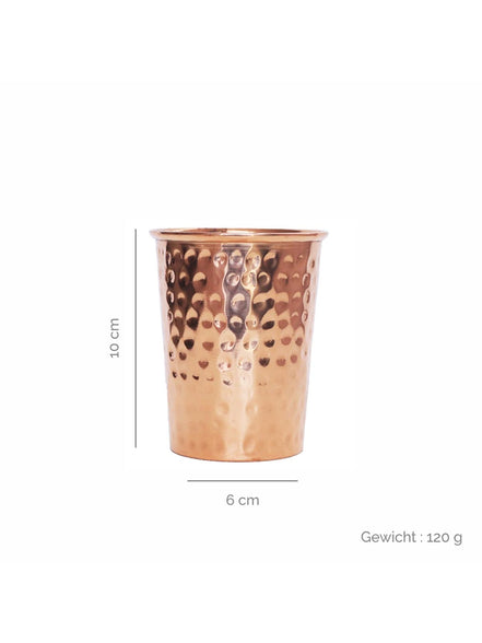 Hammered Copper Tumbler 300 ml