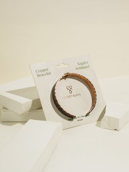 Antique Hammered Copper Bracelet