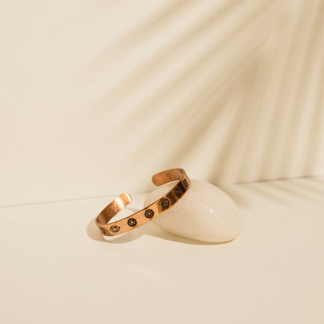 Chakra Copper Bracelet
