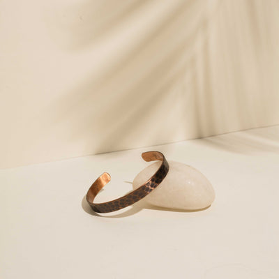 Antique Hammered Copper Bracelet