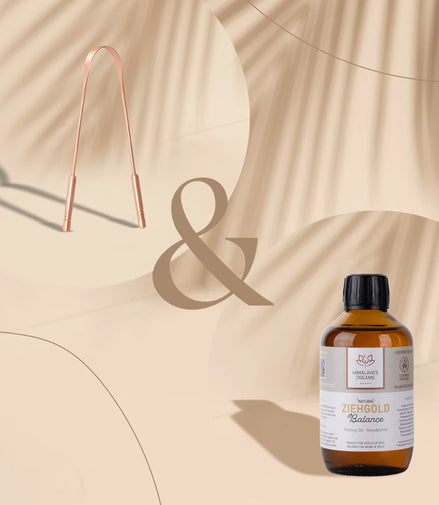Ayurveda Duo: Zungenreiniger + Mundziehöl Energy