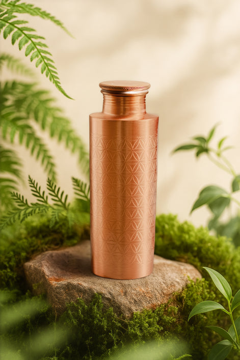 Flower of Life Copper Bottle 700 ml