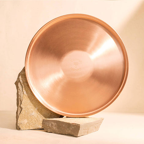 Copper Décor Plate Matt