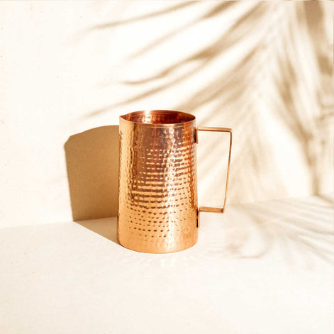 Hammered Copper Jug 1500 ml