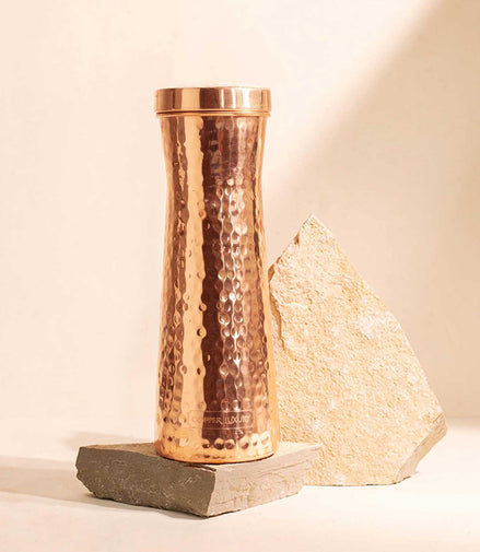 Gehämmerte Kupferkaraffe 1200 ml