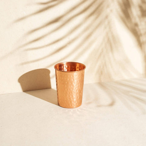 Hammered Copper Tumbler 300 ml