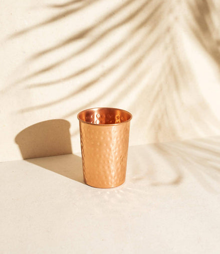 Hammered Copper Tumbler 300 ml