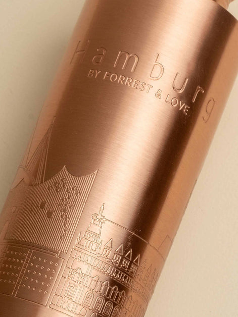 Hamburg Skyline Copper Bottle 700 ml