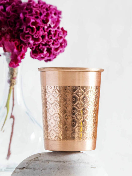 Mosaik Kupferbecher 300 ml