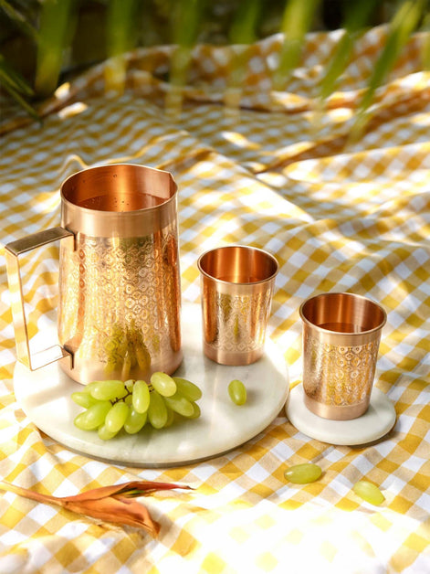 Mosaic Copper Jug 1500 ml