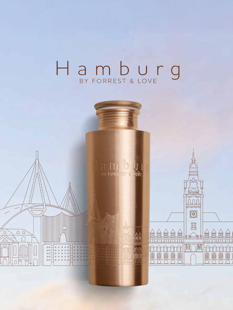 Hamburg Skyline Copper Bottle 700 ml