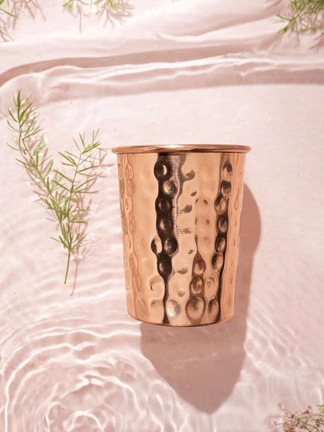 Hammered Copper Tumbler 300 ml