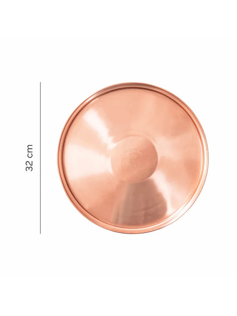 Copper Décor Plate Matt