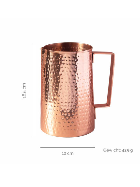 Hammered Copper Jug 1500 ml