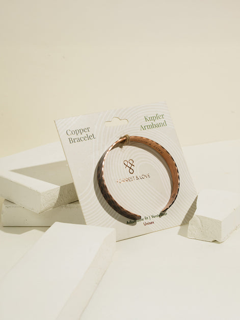 Antique Hammered Copper Bracelet