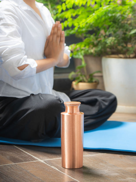 Flower of Life Copper Bottle 700 ml