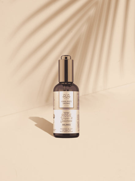 Ayurveda Duo: Kansa Wand + Körper- und Gesichtsöl Rose