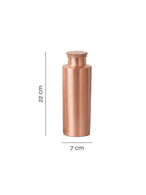 Flower of Life Copper Bottle 700 ml