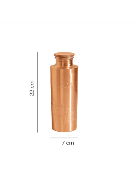 Hamburg Skyline Copper Bottle 700 ml
